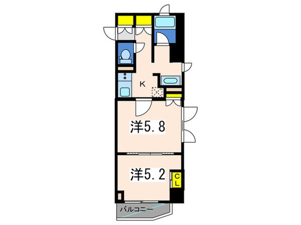 グラマシｰ横濱関内の物件間取画像